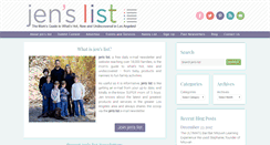 Desktop Screenshot of jenslist.com